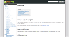 Desktop Screenshot of api.proofhq.com