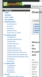 Mobile Screenshot of api.proofhq.com