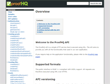 Tablet Screenshot of api.proofhq.com